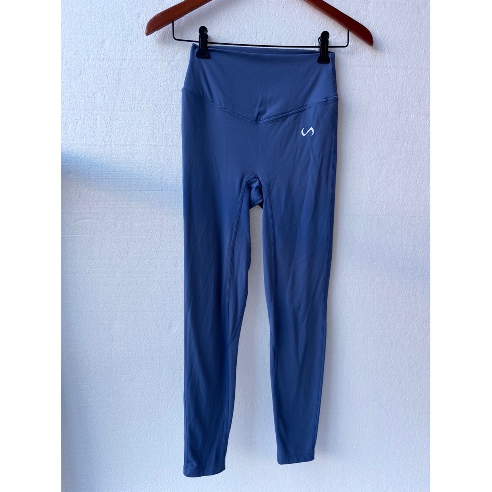 TLF Apparel Leggings workout High Waisted Gym Full length Blue Small